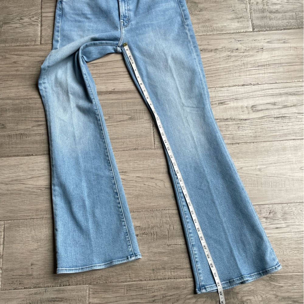 MOTHER The Weekender In Blessing In Disguise Mid Rise Flare Leg Med. Blue SZ 31 - Picture 13 of 16